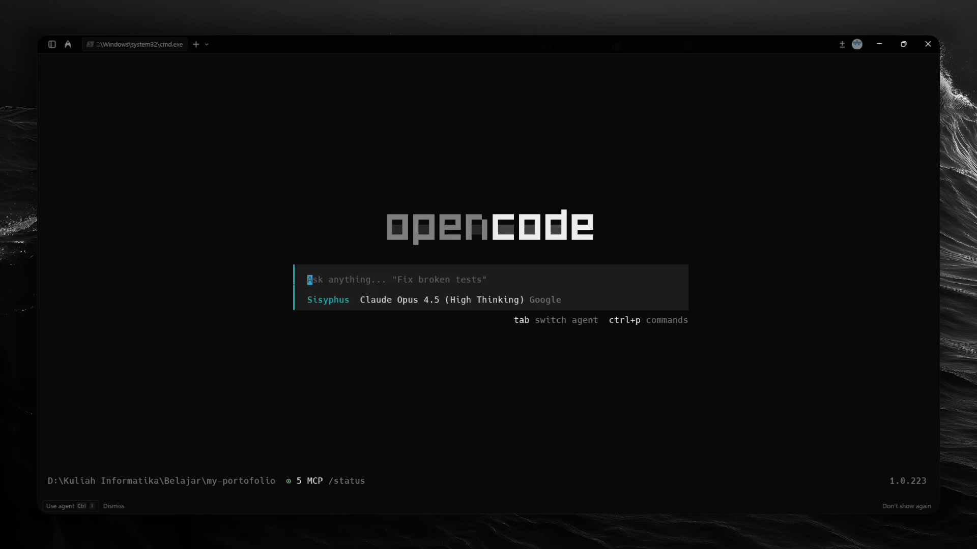 OpenCode Setup Hero