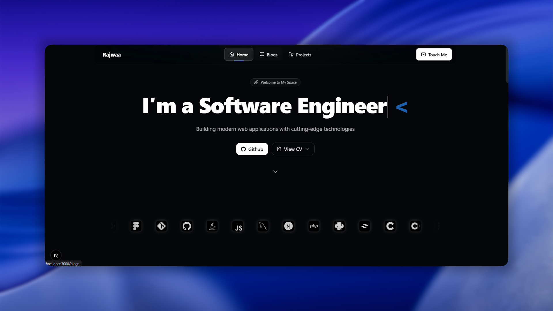 Personal Web Portfolio